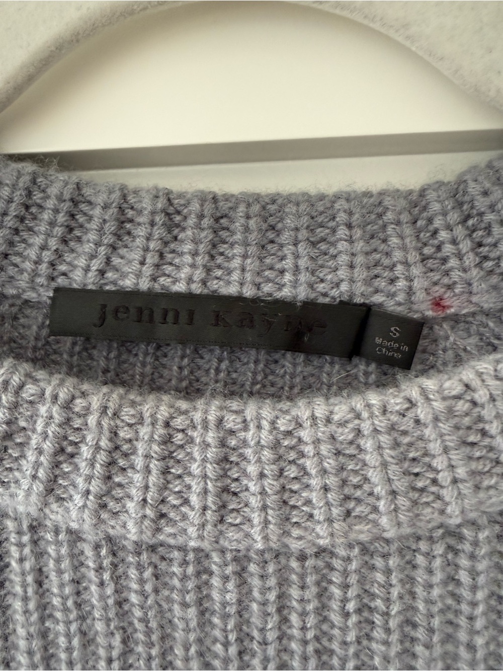 Jenni Kayne Cashmere Fisherman Sweater in Gray. Size S. Very good condition. - Picture 3 of 6